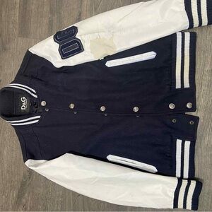 D&G Dark Blue and White Jacket